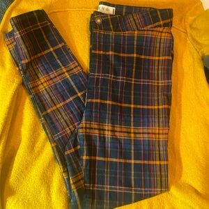 Free People plaid pants
